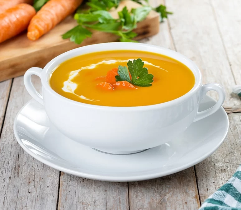 Sopa de Cenoura com Laranja