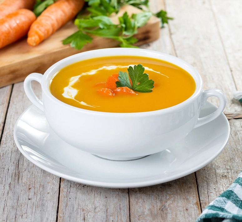 Sopa de Cenoura com Laranja