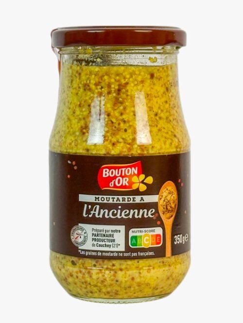 Mostarda de Dijon à L’ancienne 350g – BOUTON D’OR