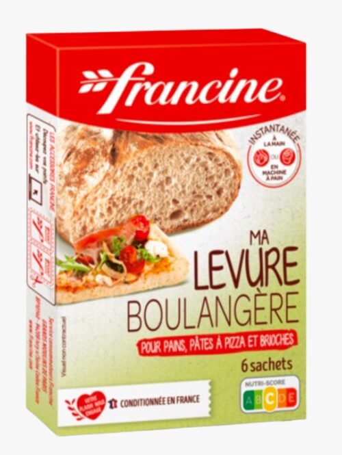 Fermento Biológico para Pães e Massa de Pizza (6 sacolas, 30g) - Francine