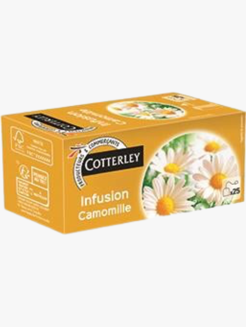Infusão de Camomila 22,5g – 25 sachês - Cotterley