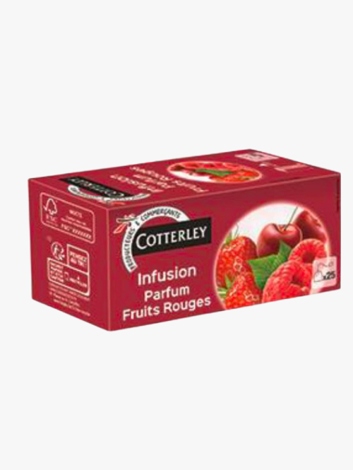 Infusão de Frutas Vermelhas 40g – 25 sachês - Cotterley