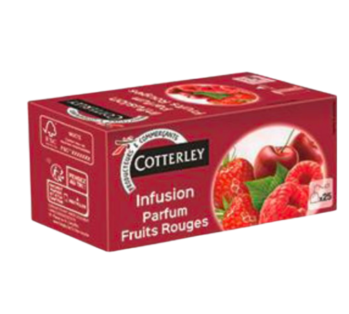 Infusão de Frutas Vermelhas 40g – 25 sachês - Cotterley