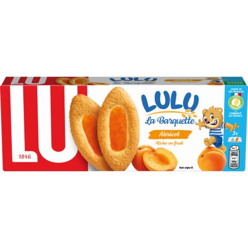 Biscoito Lulu La Barquette Damasco – 120 g – LU
