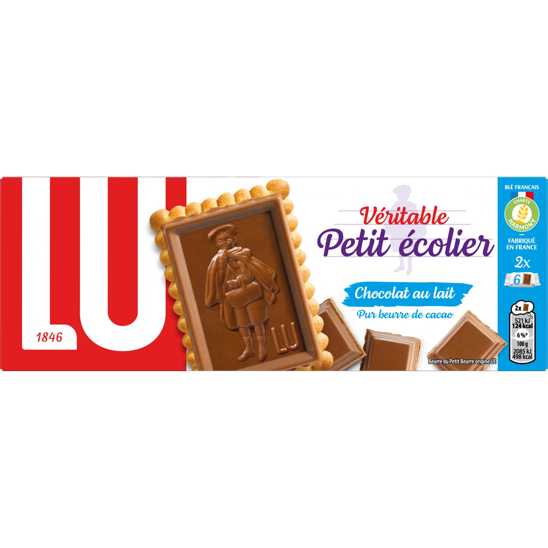 Biscoito Petit Écolier Chocolate ao Leite – 150 g – LU - Imagem 3