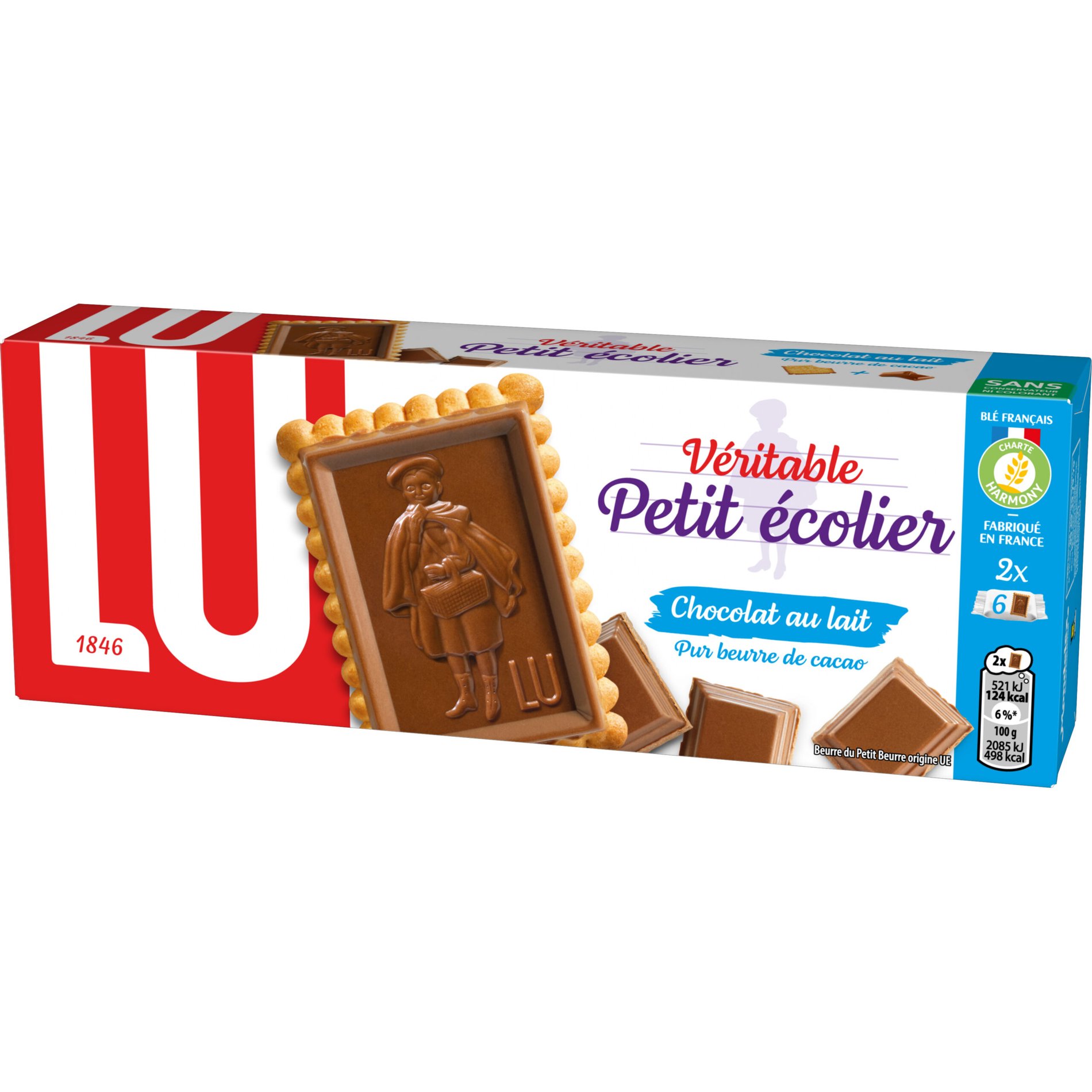 Biscoito Petit Écolier Chocolate ao Leite – 150 g – LU - Imagem 2